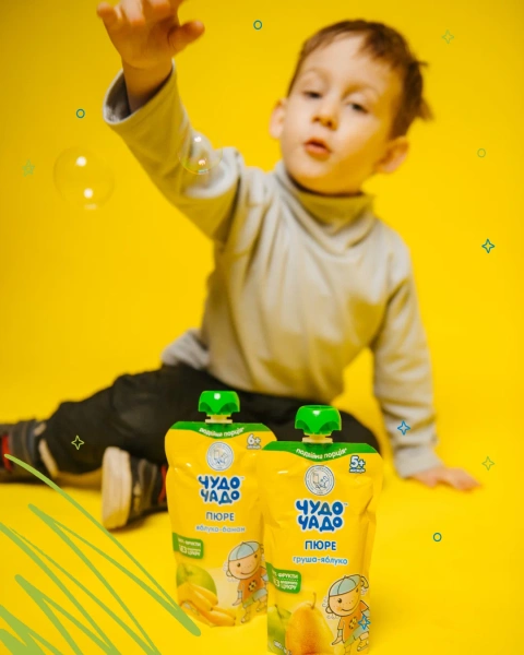 ЧУДО-ЧАДО Пюре груша-яблоко 90гр